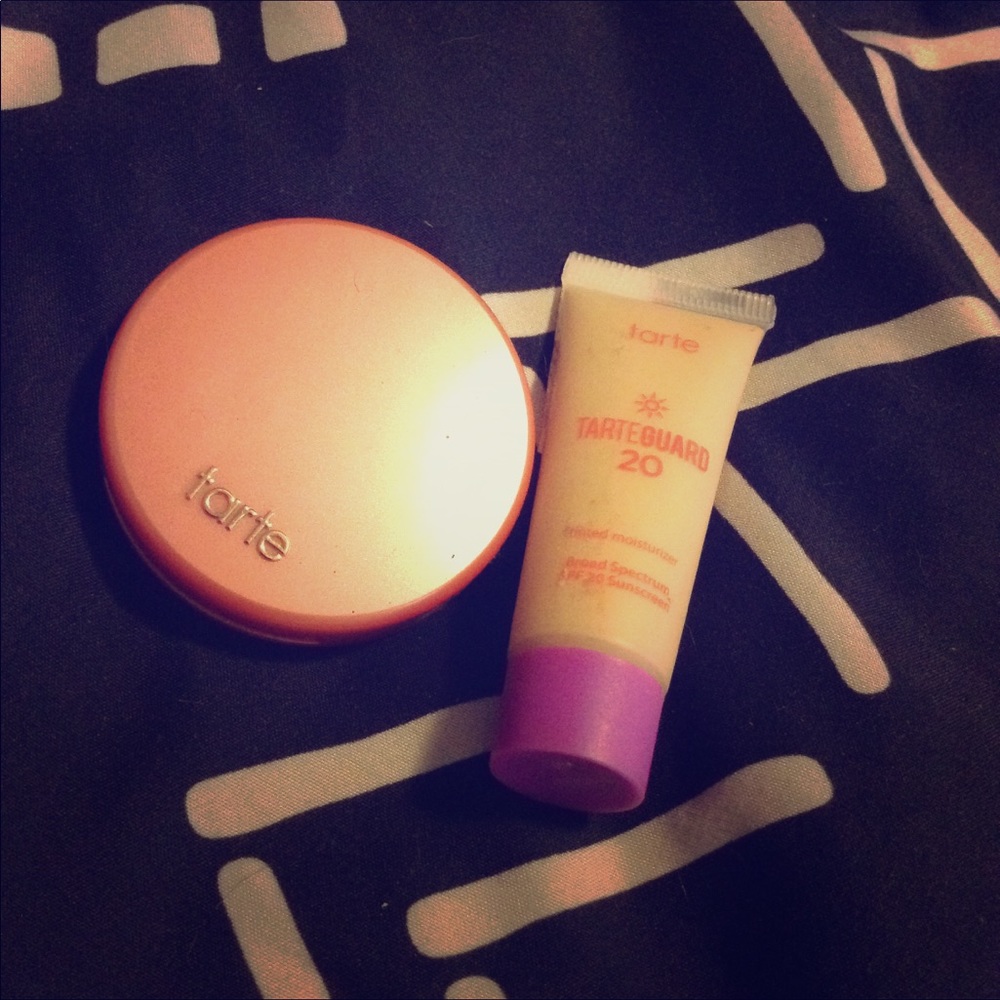 Tarte blush: never used.